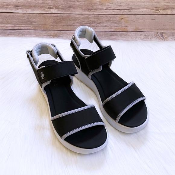 Timberland Women’s Black Los Angeles Wind Sporty Slingback Sandals - Picture 5 of 8